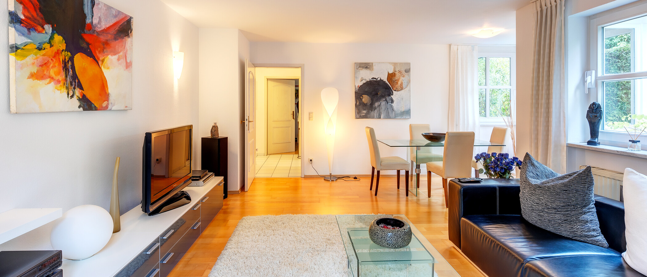 appartement style maisonnette München Lerchenau 03 pièce à vivre 13603
