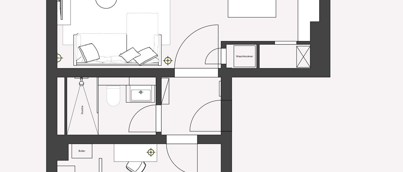 appartement München Bogenhausen 01 plan d'étage 13604