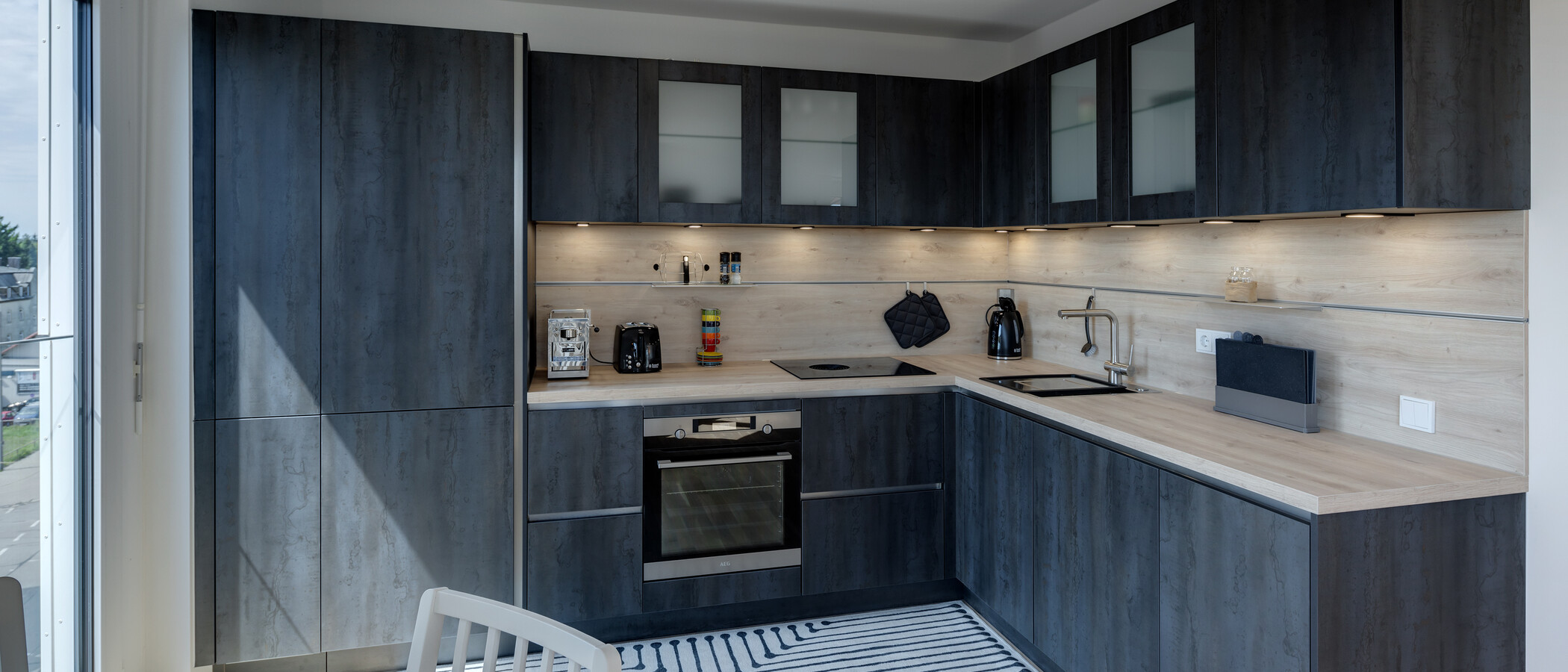 appartement avec terrasse sur le toit München Pasing 01 cuisine 13619