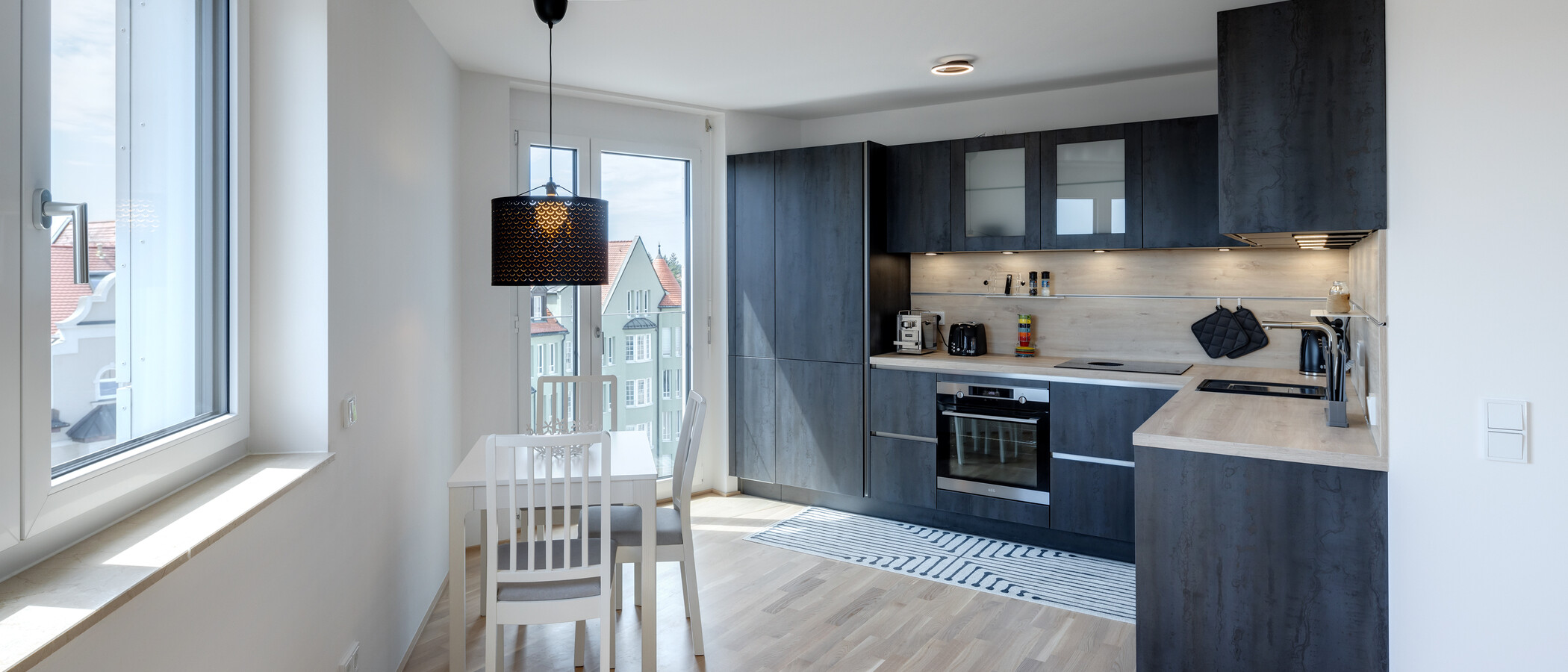 appartement avec terrasse sur le toit München Pasing 02 cuisine 13619