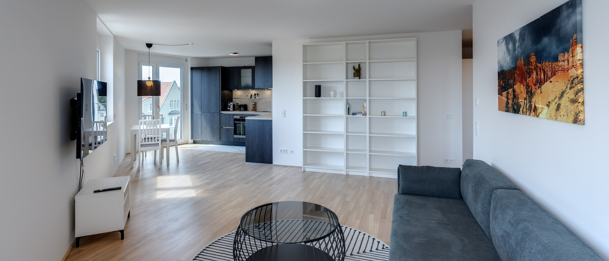 appartement avec terrasse sur le toit München Pasing 01 pièce à vivre 13619