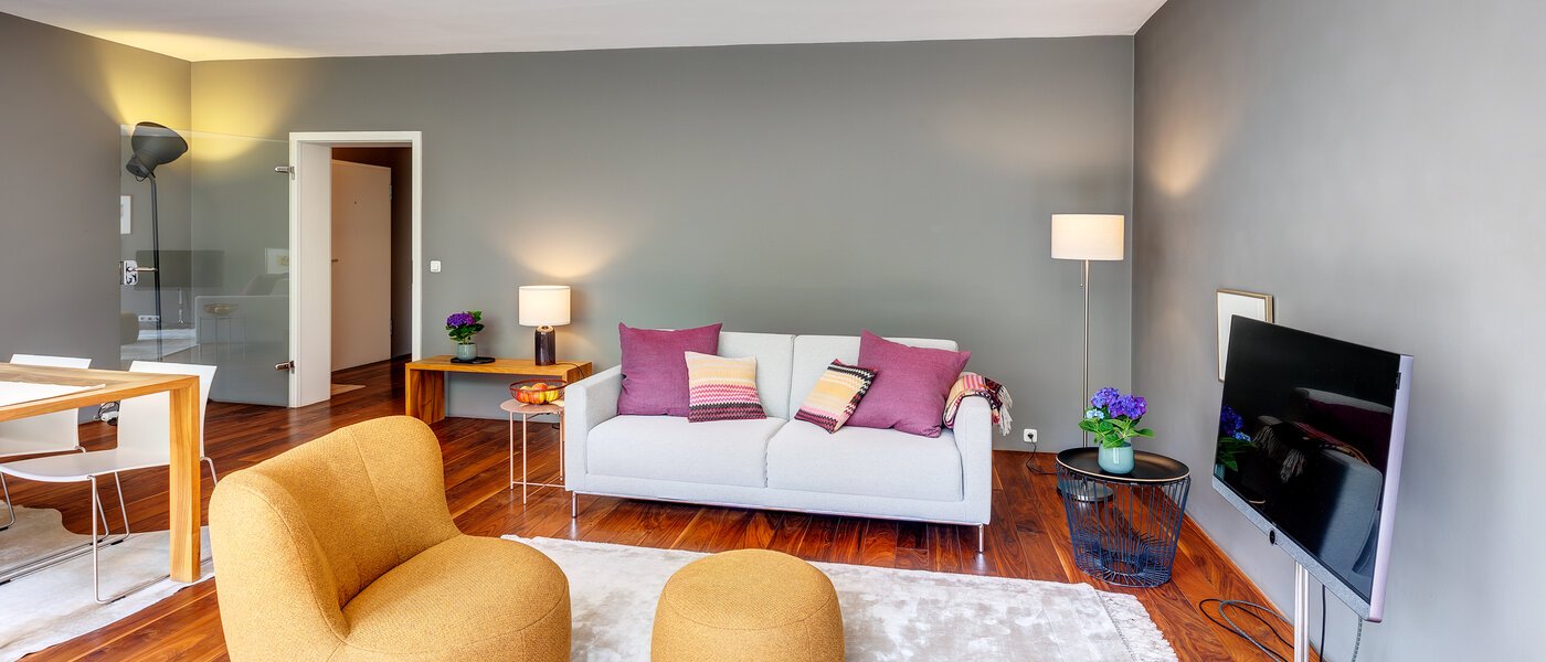 appartement München Altbogenhausen 04 salle de séjour 13633