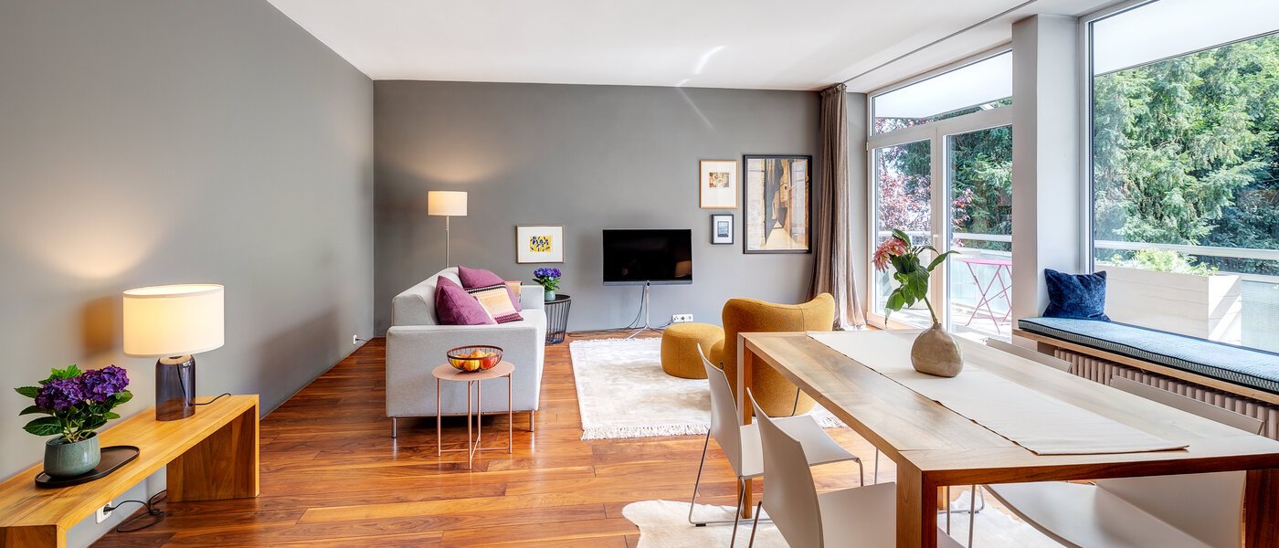 appartement München Altbogenhausen 05 salle de séjour 13633