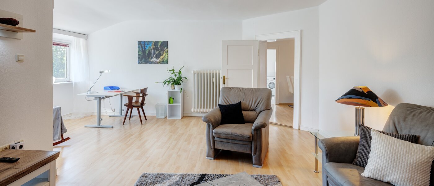 appartement sous les toits München Nymphenburg 03 pièce à vivre 13654