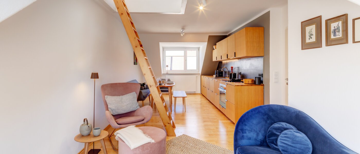 appartement München Glockenbachviertel 01 pièce à vivre 13655
