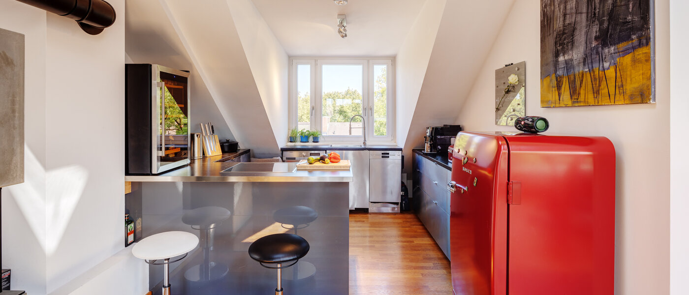 appartement avec terrasse sur le toit München Ramersdorf 01 cuisine 13657