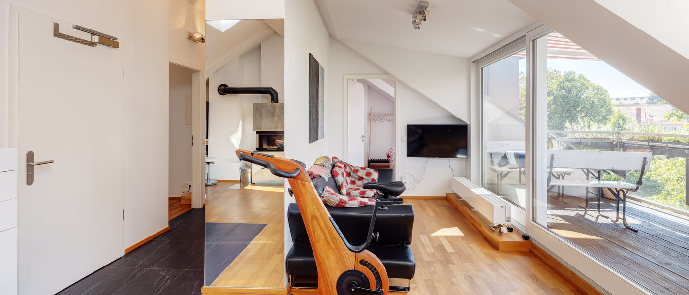 appartement avec terrasse sur le toit München Ramersdorf 03 pièce à vivre 13657