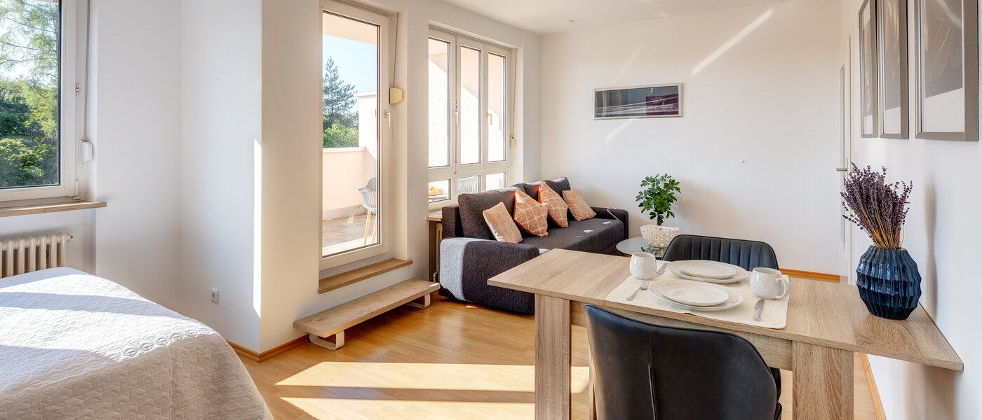 appartement avec terrasse sur le toit München Neuperlach 03 pièce à vivre 13658