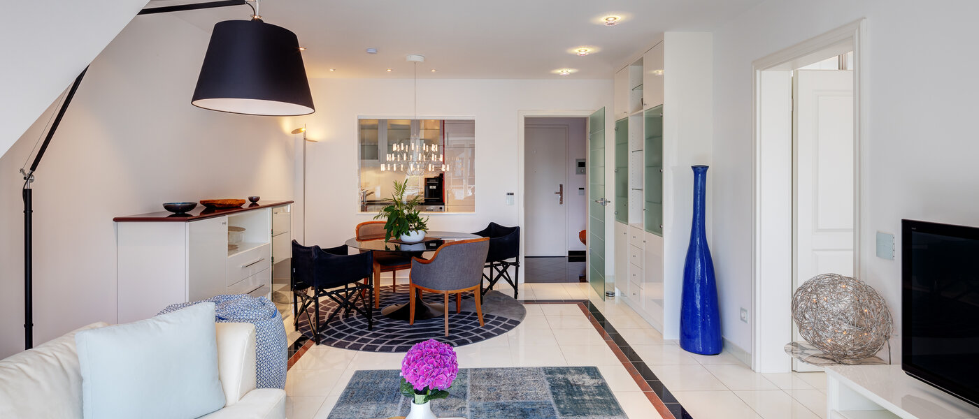 appartement sous les toits München Solln 03 salle de séjour 13669