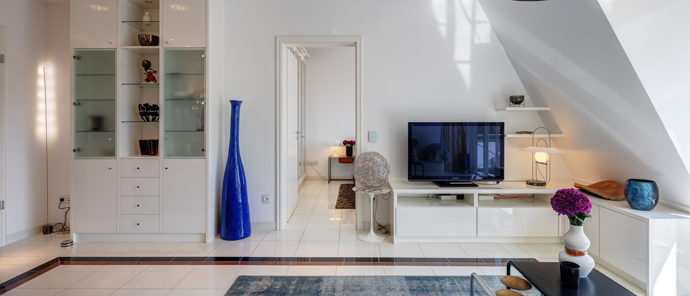 appartement sous les toits München Solln 06 salle de séjour 13669