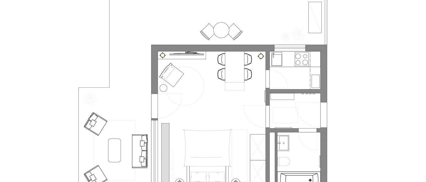appartement avec terrasse sur le toit München Pasing 01 plan d'étage 13685