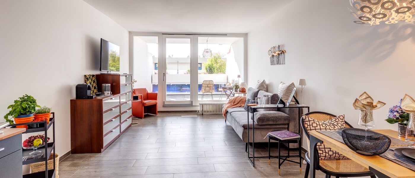 appartement München Olympiadorf 02 pièce à vivre 13686