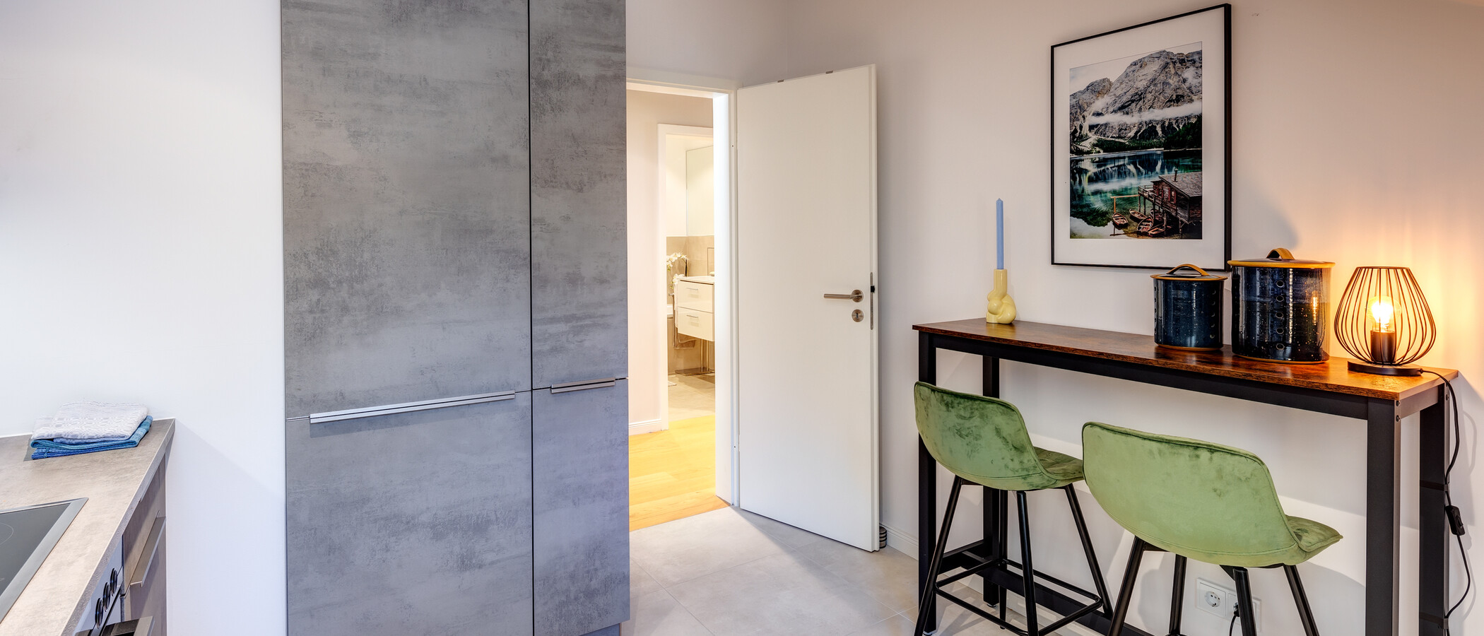 appartement avec terrasse sur le toit München Solln 03 cuisine 13689