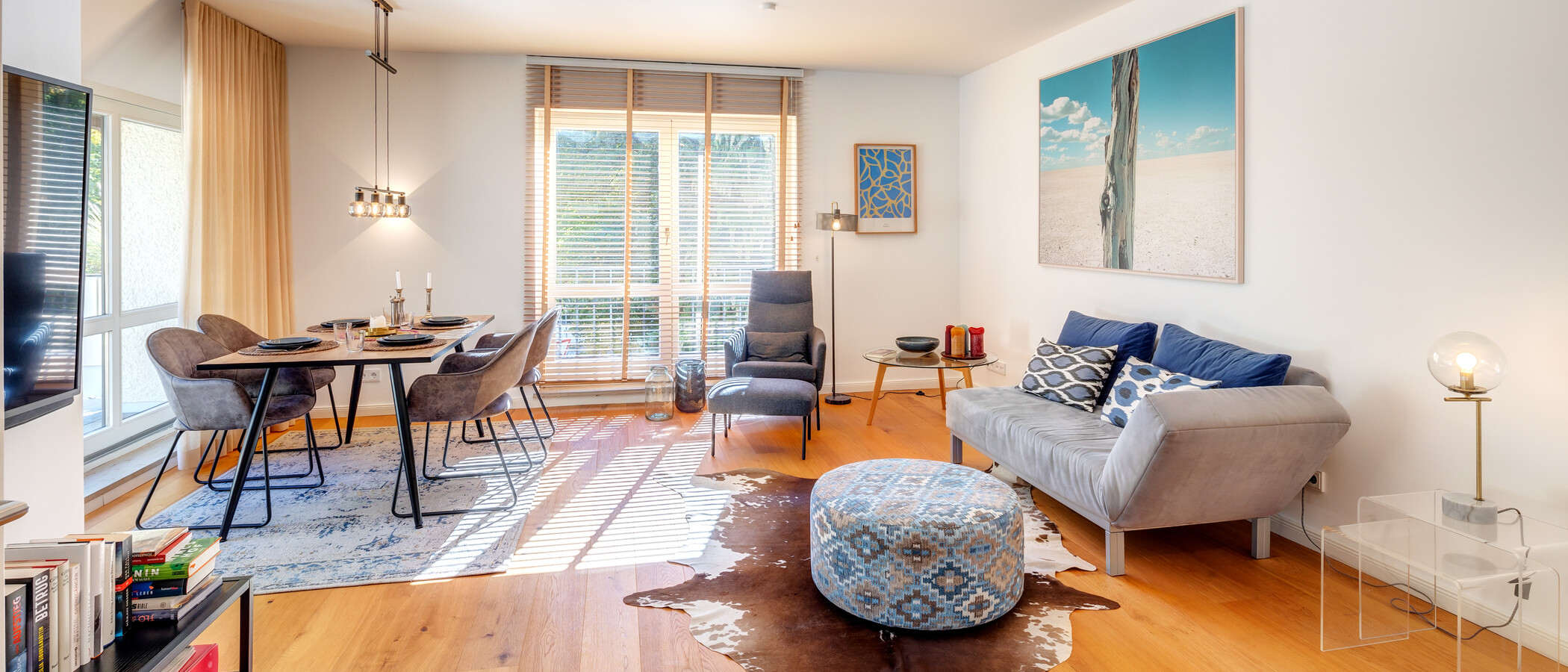 appartement avec terrasse sur le toit München Solln 01 pièce à vivre 13689