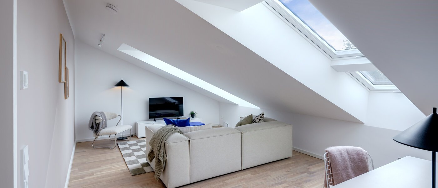 appartement sous les toits Haar 01 pièce à vivre 13695