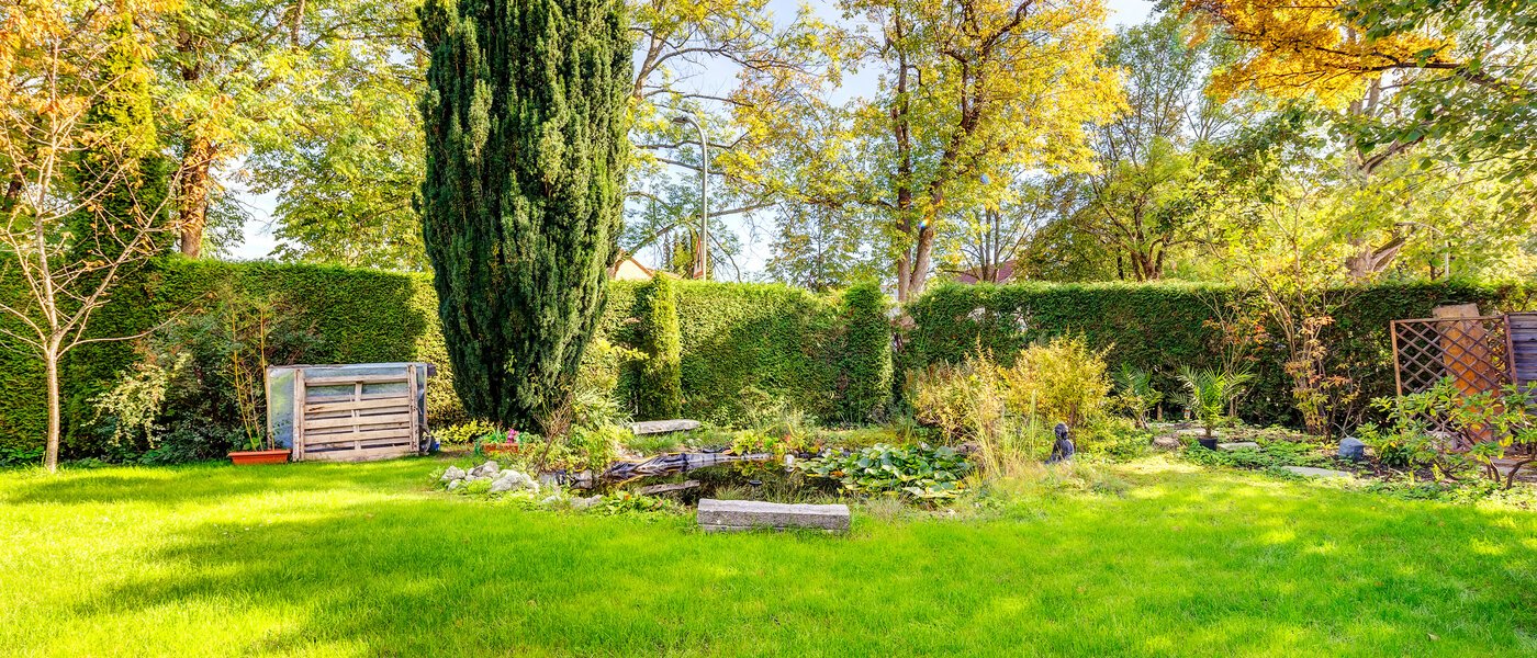 dernière maison de la rangée de maisons mitoyennes Eichenau 02 jardin 13696