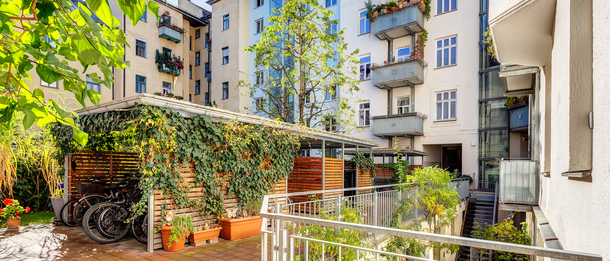 appartement München Isarvorstadt 01 cour intérieure 13699