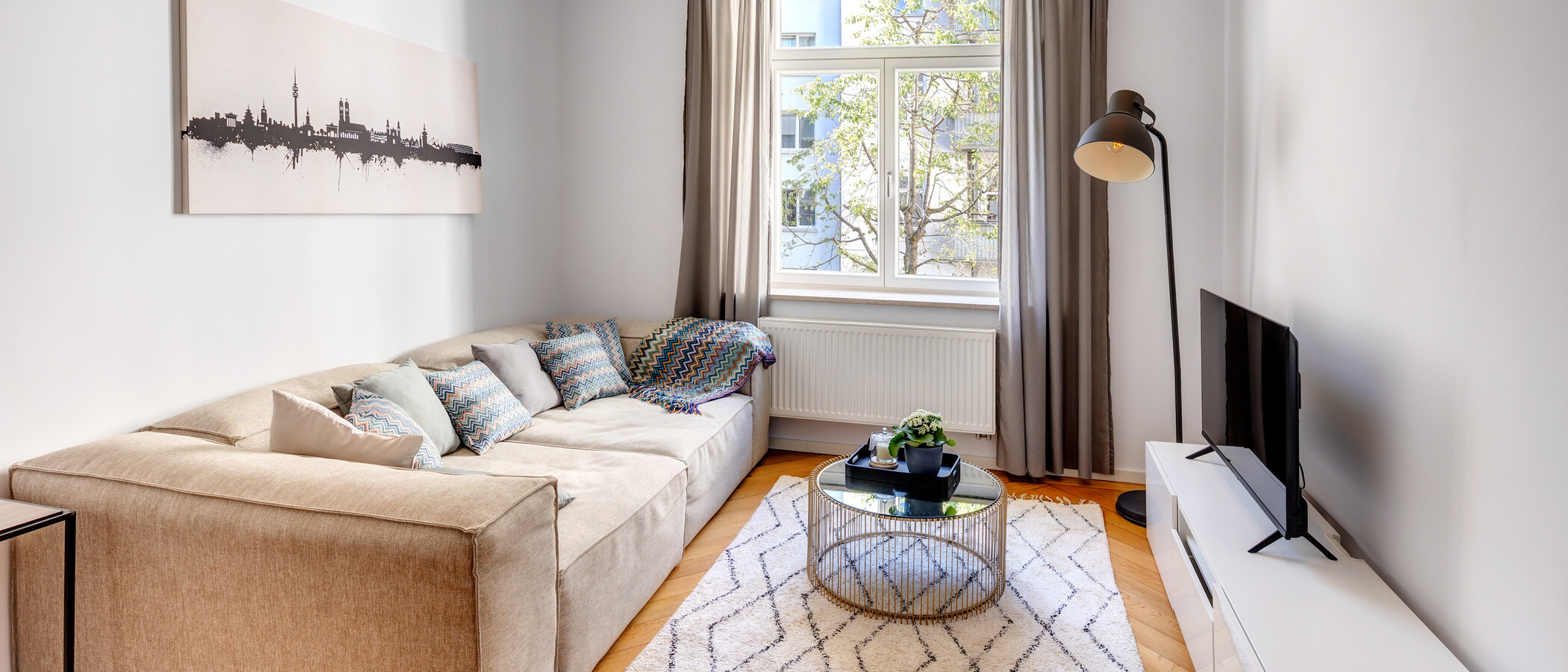 appartement München Isarvorstadt 02 pièce à vivre 13699