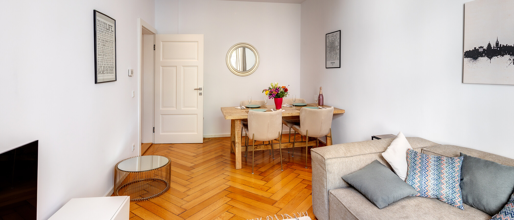 appartement München Isarvorstadt 03 pièce à vivre 13699