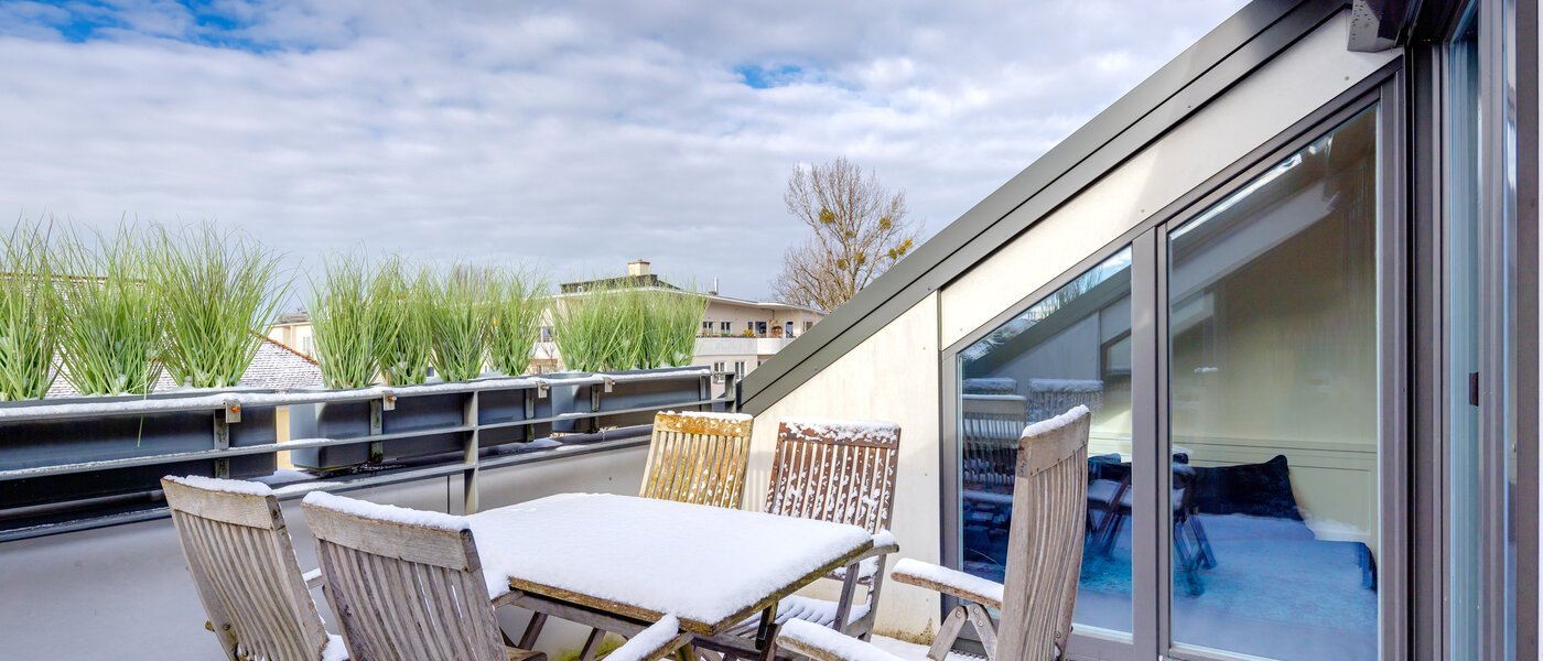 appartement style maisonnette München Altbogenhausen 01 terrasse sur le toit 13706