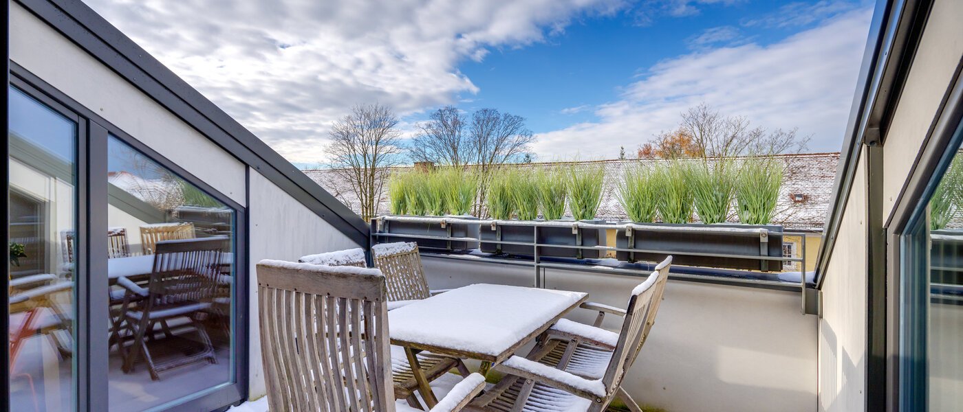 appartement style maisonnette München Altbogenhausen 02 terrasse sur le toit 13706