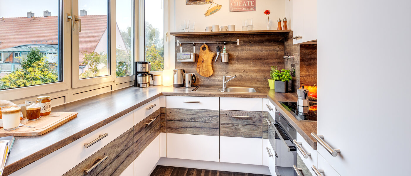 appartement style maisonnette avec mezzanine Karlsfeld 01 cuisine 13717