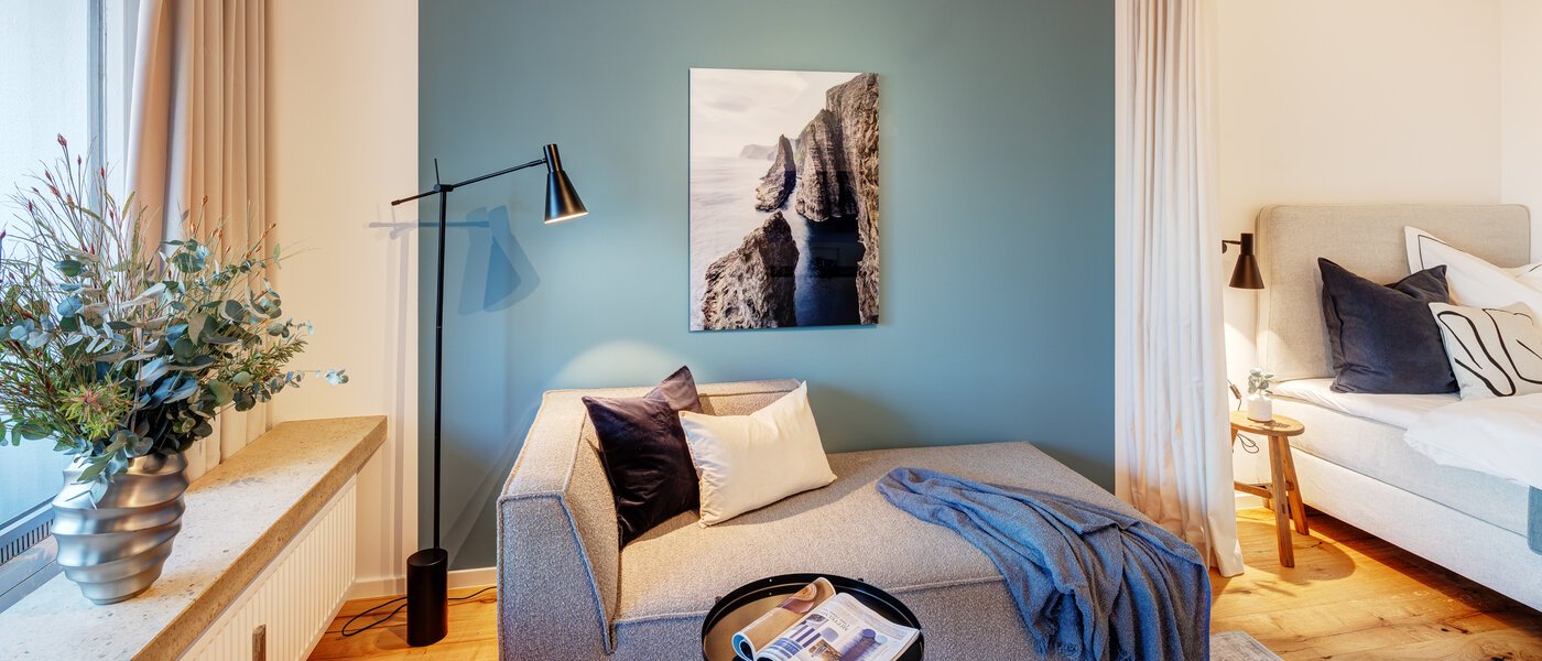 appartement München Arabellapark 02 pièce à vivre 13725