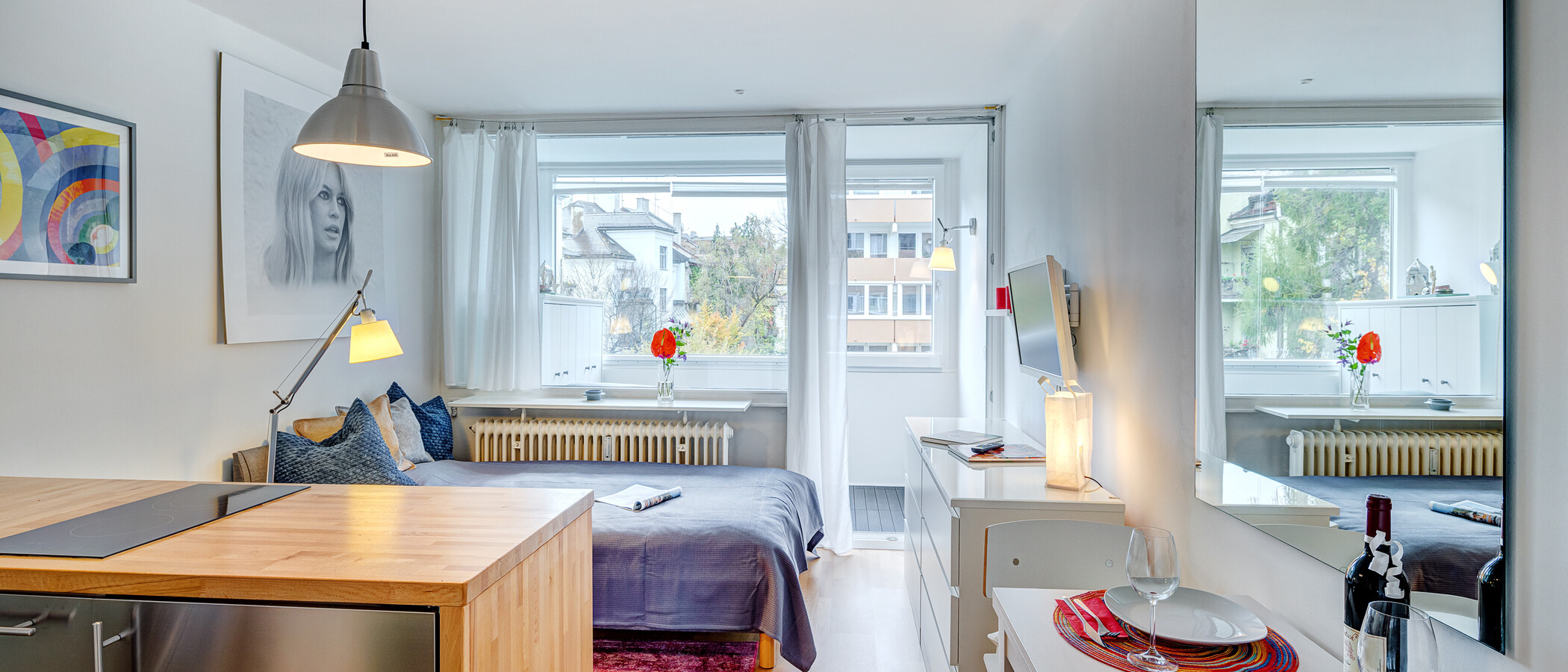 appartement München Neuhausen 01 pièce à vivre 13727