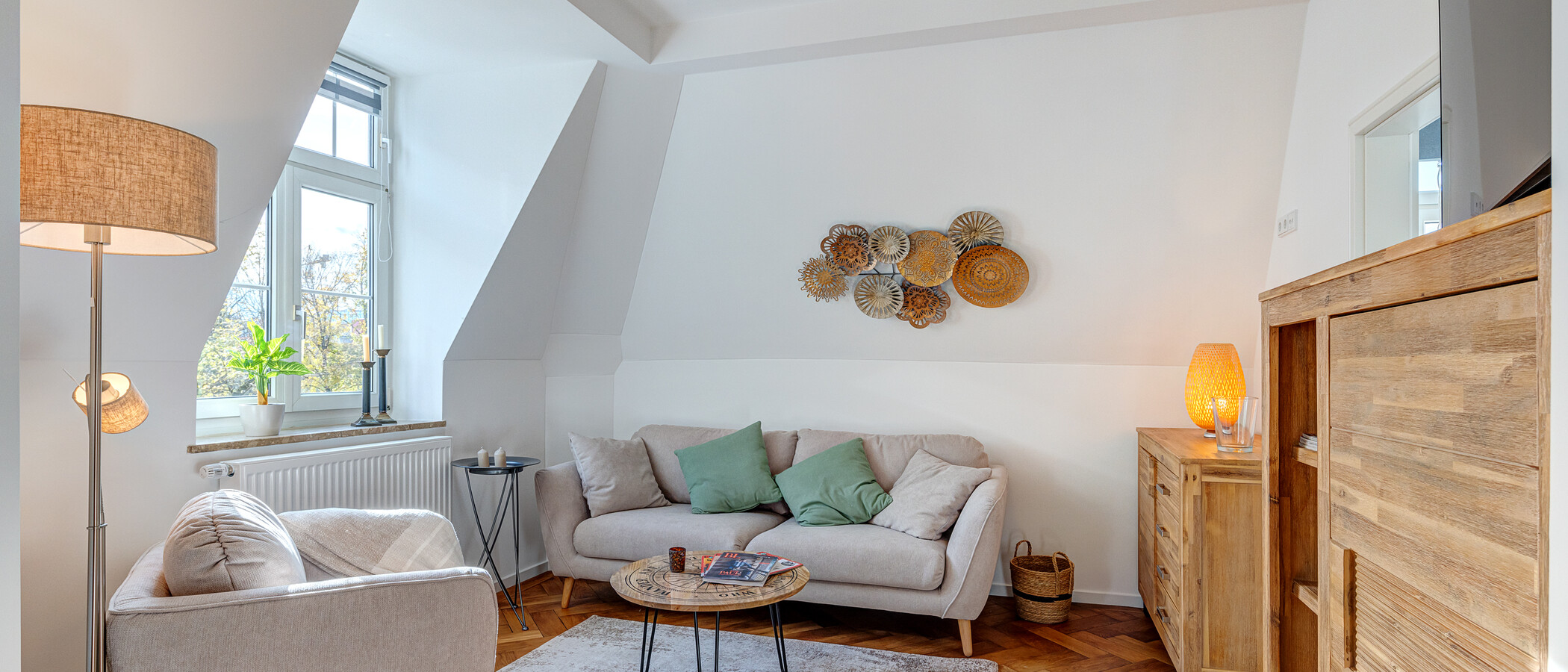 appartement München Obersendling 01 pièce à vivre 13740