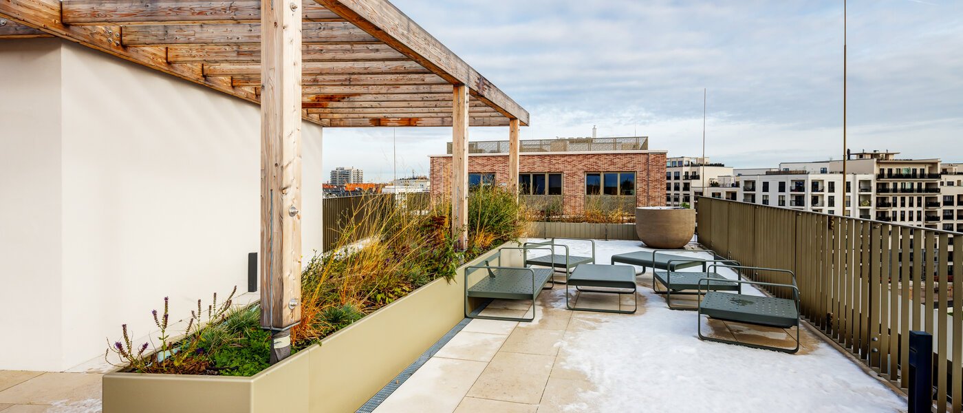 appartement München Au-Haidhausen 01 terrasse commune  13751