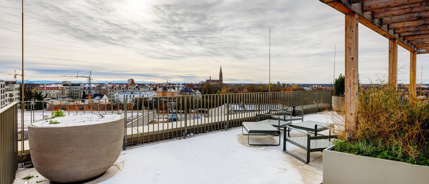 appartement München Au-Haidhausen 02 terrasse commune  13751