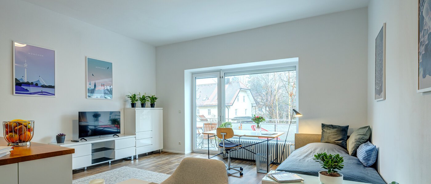 appartement München Solln 01 pièce à vivre 13757