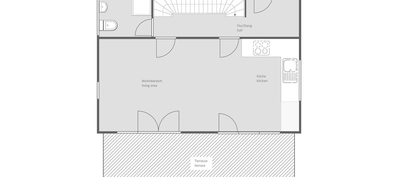 maison individuelle Oberhaching 01 plan d'étage 13766