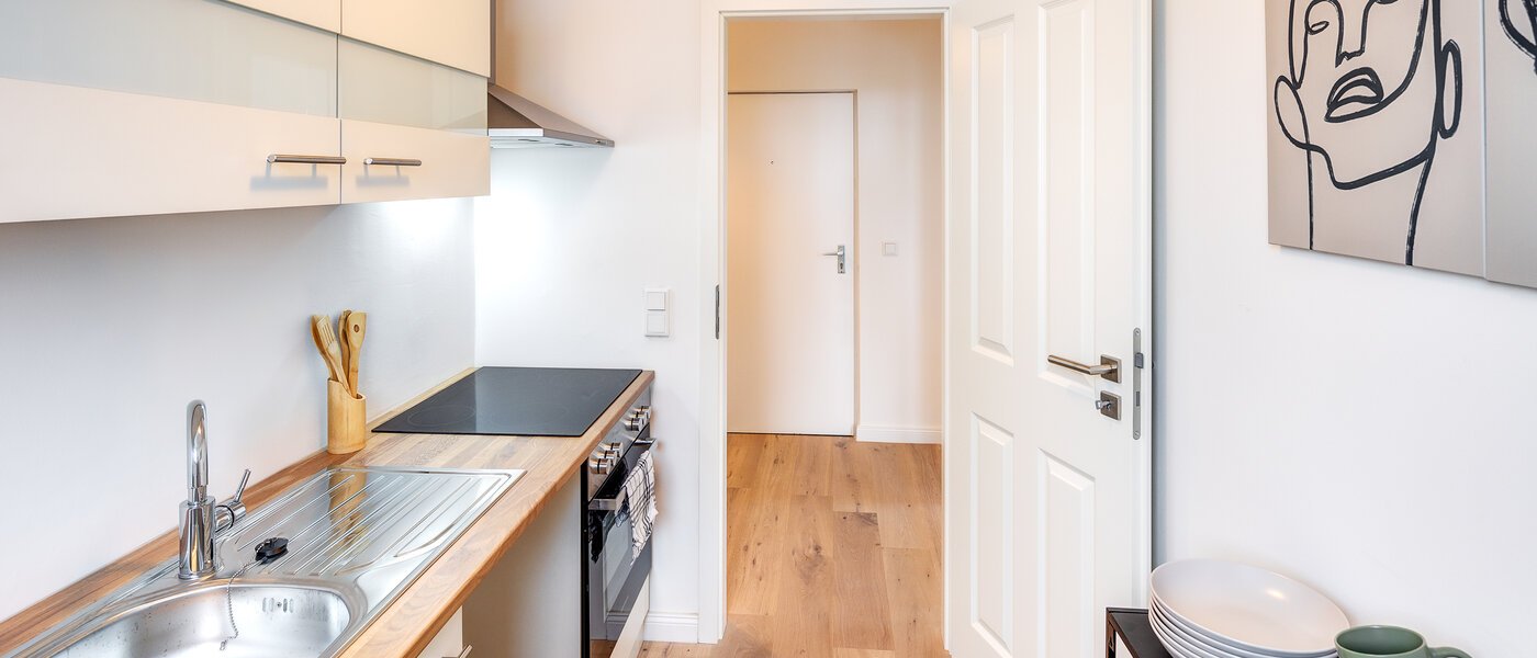 appartement avec terrasse sur le toit München Schwabing-West 03 cuisine 13771