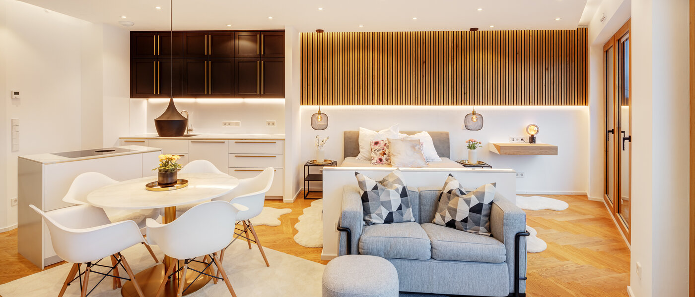 appartement München Haidhausen 01 pièce à vivre 13772