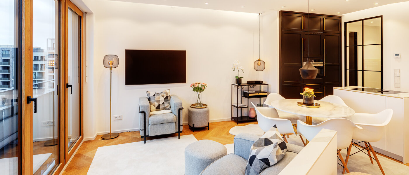 appartement München Haidhausen 03 pièce à vivre 13772