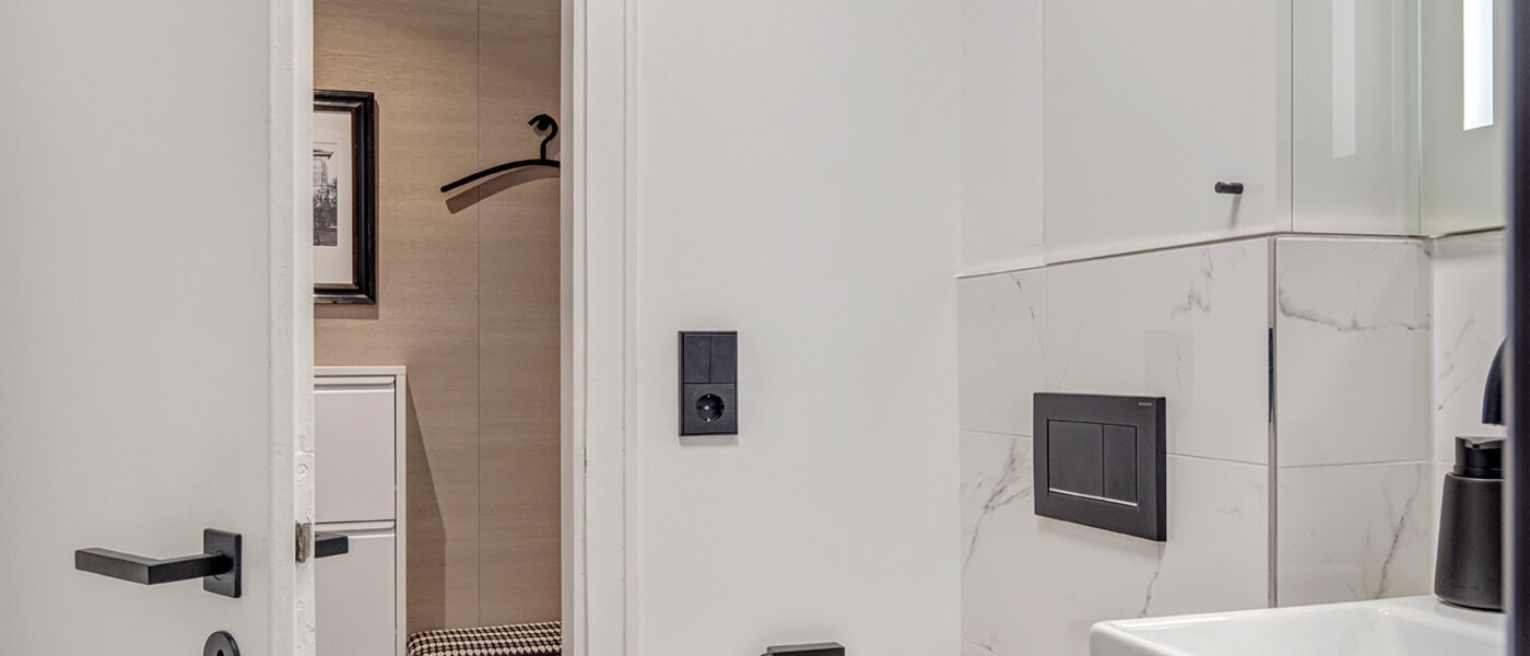 appartement München Schwabing-Nord (zw. Belgrad- & Leopoldstraße) 02 salle de bain 13778