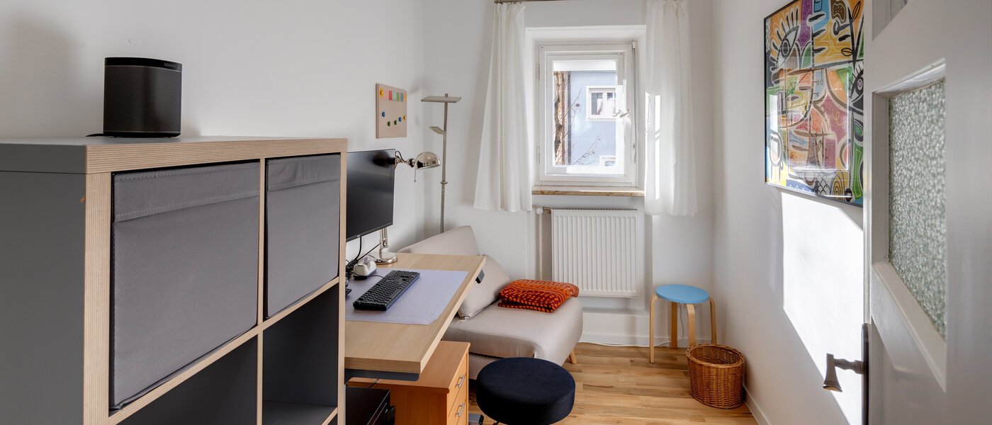 appartement München Schwabing 01 Bureau/Chambre d’amis 13786