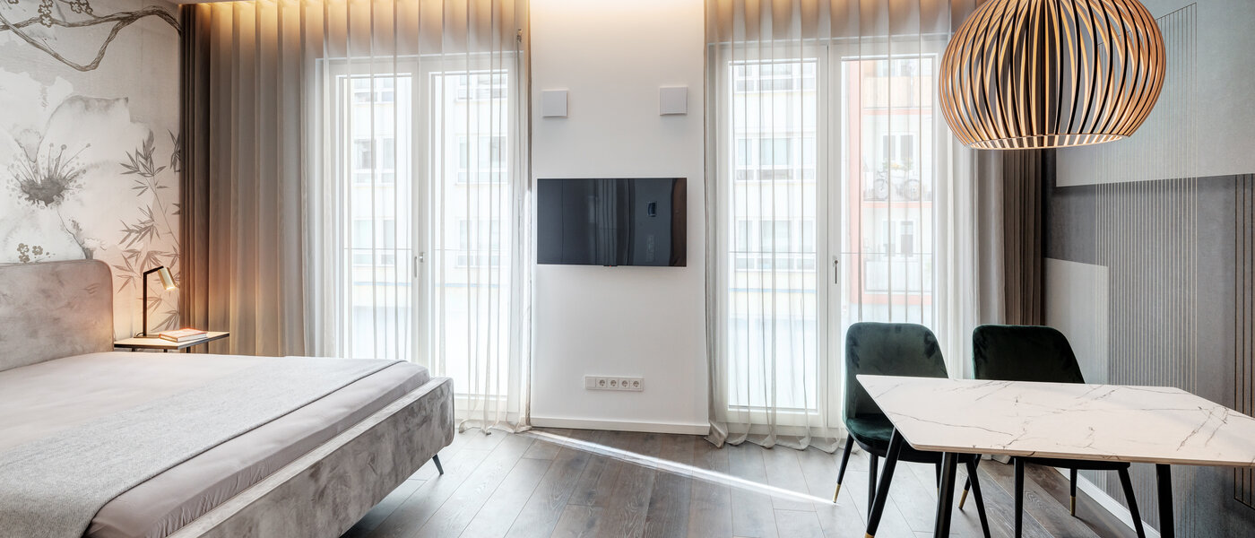 appartement München Lehel 02 pièce à vivre 13792