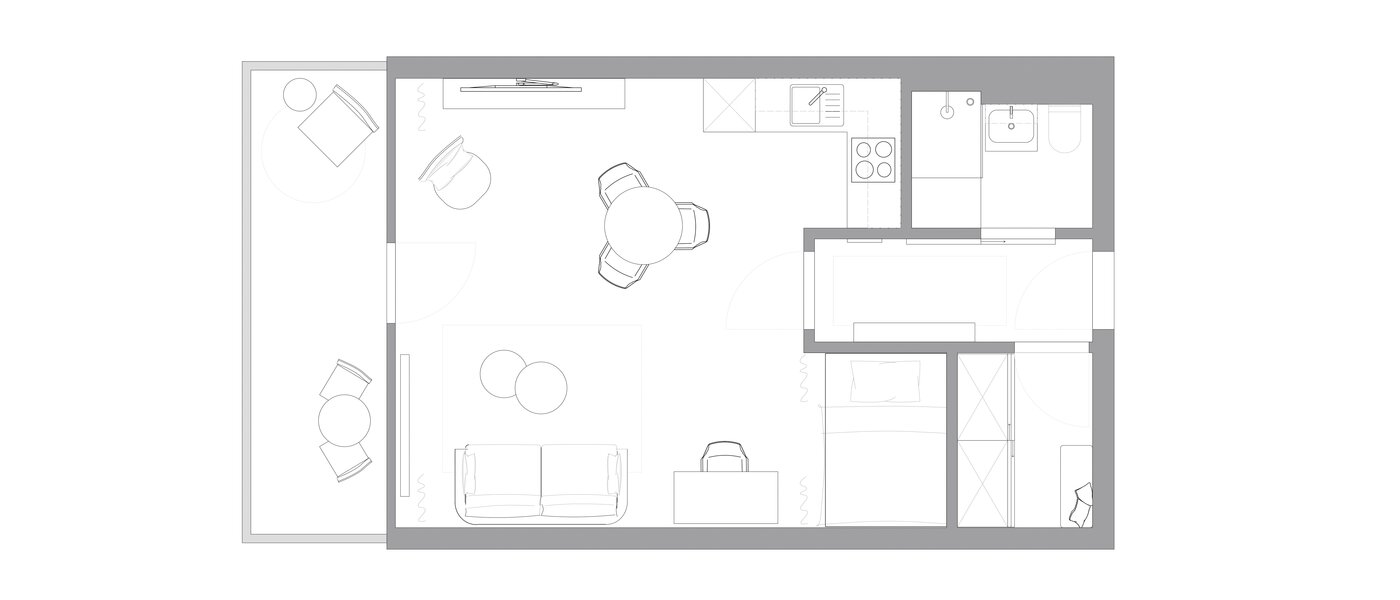 appartement München Neuhausen 01 plan d'étage 13806
