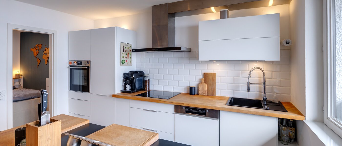 appartement avec terrasse sur le toit München Obergiesing 03 cuisine 13824