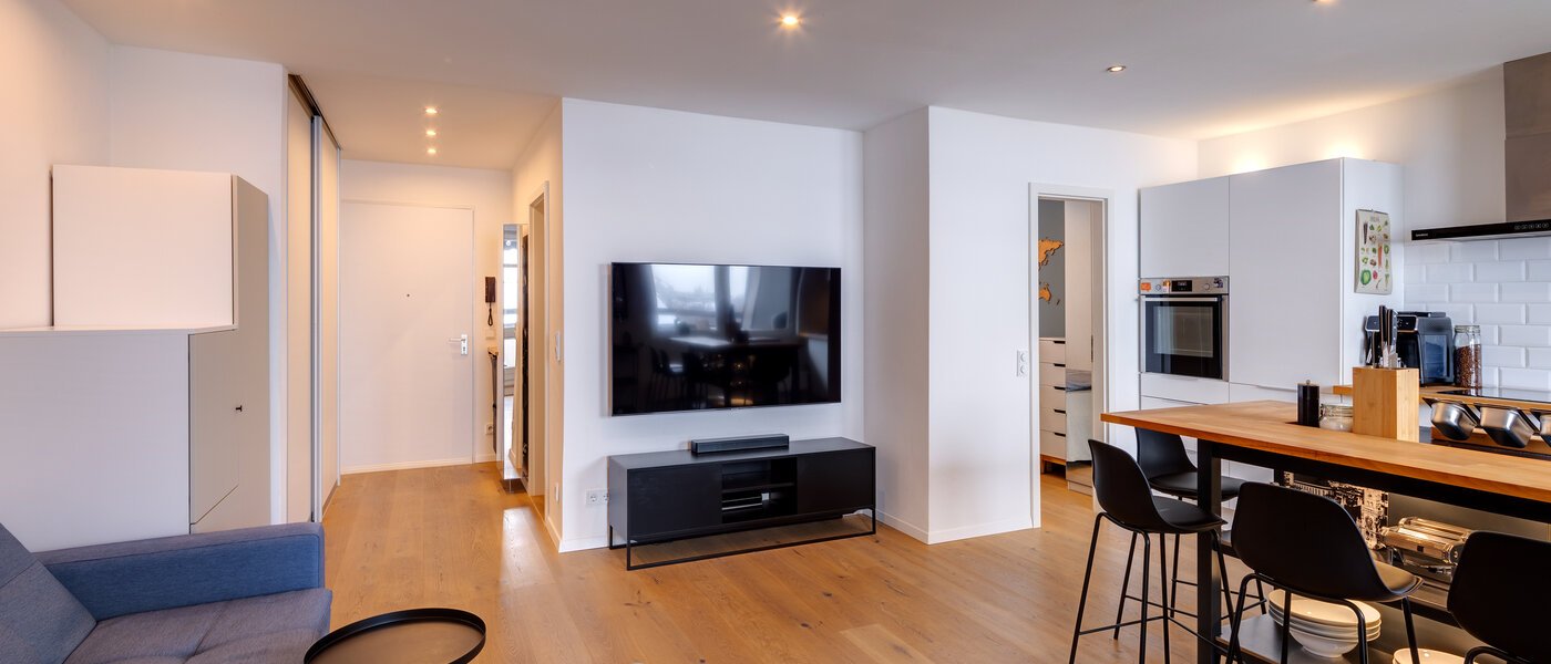 appartement avec terrasse sur le toit München Obergiesing 02 pièce à vivre 13824