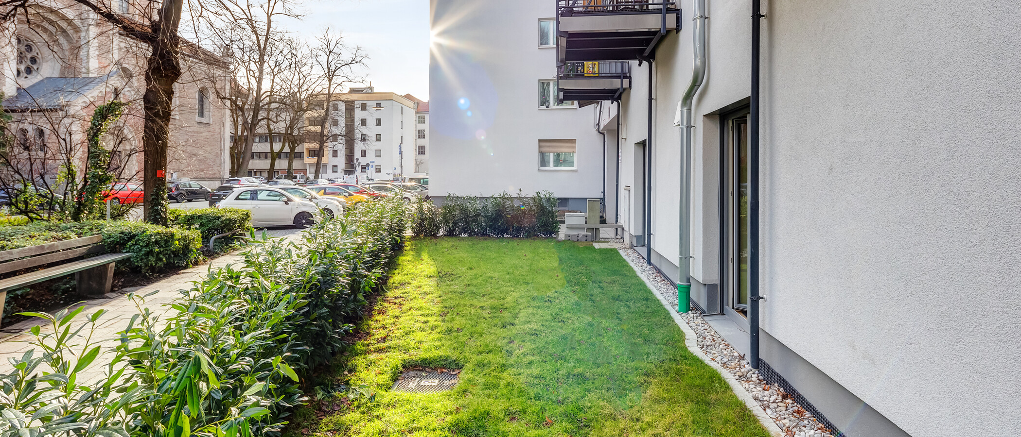 appartement München Glockenbachviertel 01 jardin 13829