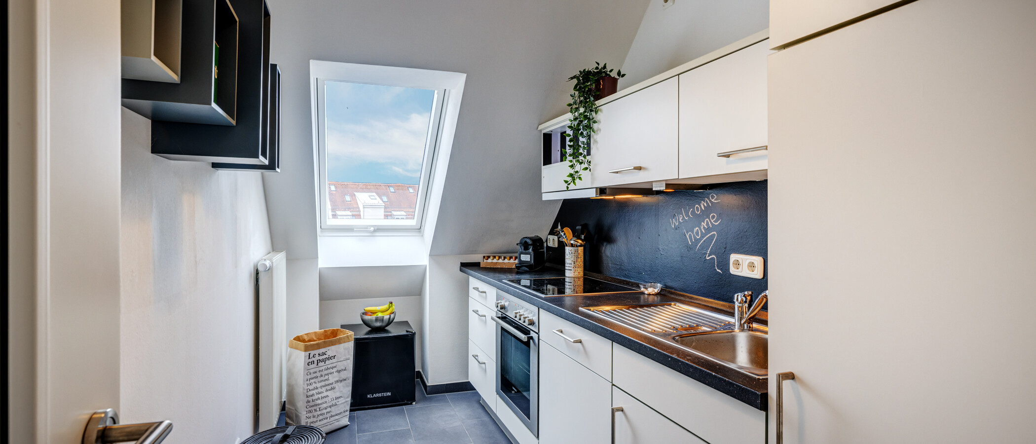 appartement sous les toits München Schwabing (rechts der Leopoldstraße) 01 cuisine 13837