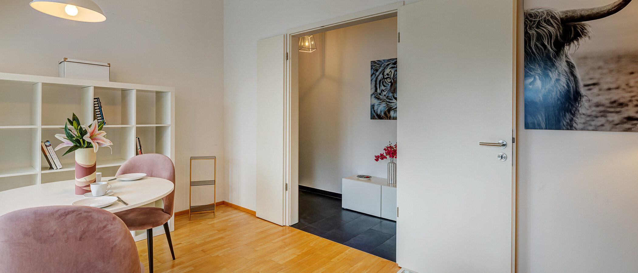 appartement sous les toits München Schwabing (rechts der Leopoldstraße) 04 salle de séjour 13837
