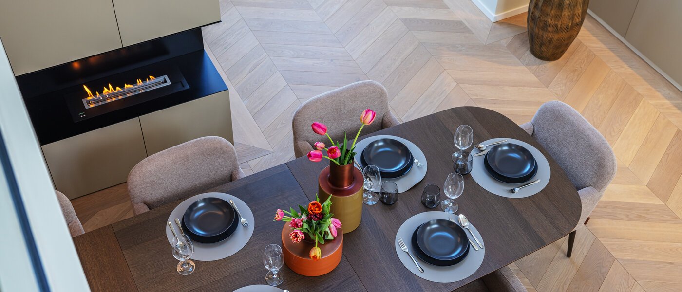 appartement style maisonnette avec mezzanine München Altstadt 05 cuisine 13841