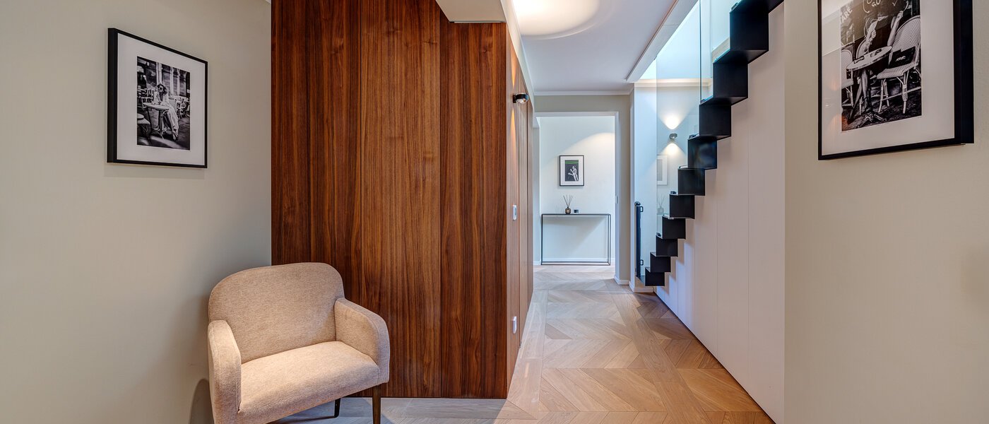 appartement style maisonnette avec mezzanine München Altstadt 01 entrée/couloir 13841