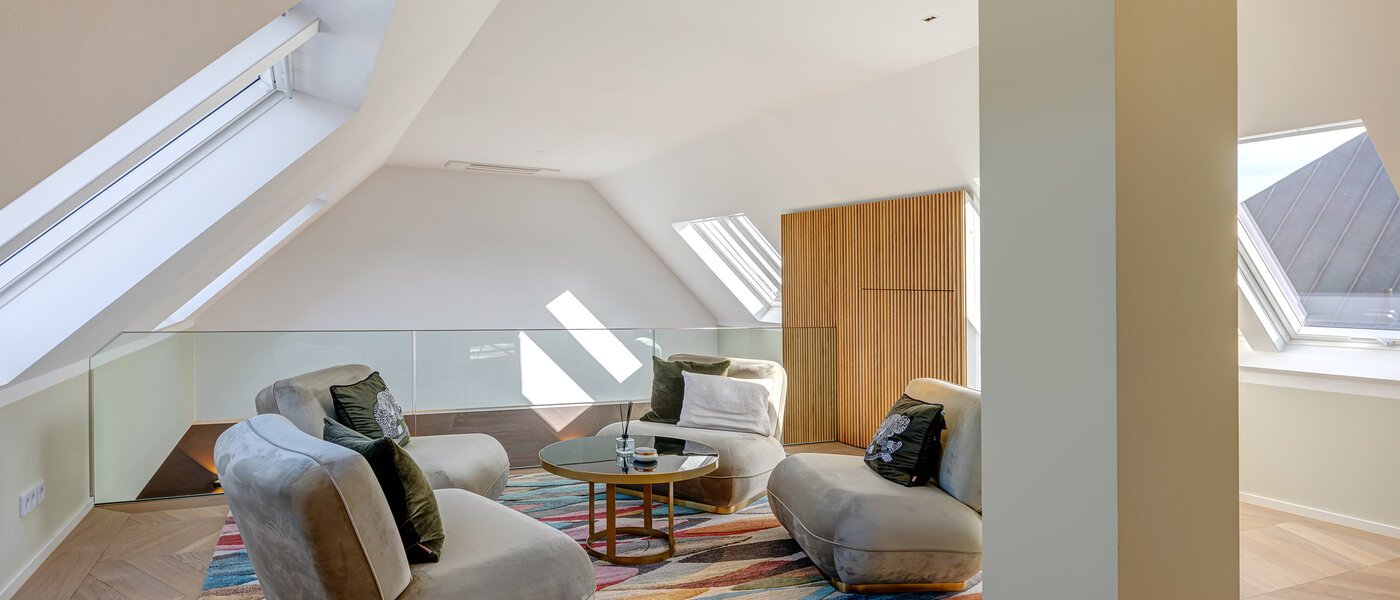 appartement style maisonnette avec mezzanine München Altstadt 01 mezzanine 13841