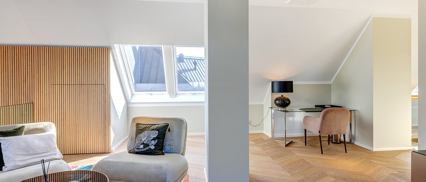 appartement style maisonnette avec mezzanine München Altstadt 02 mezzanine 13841