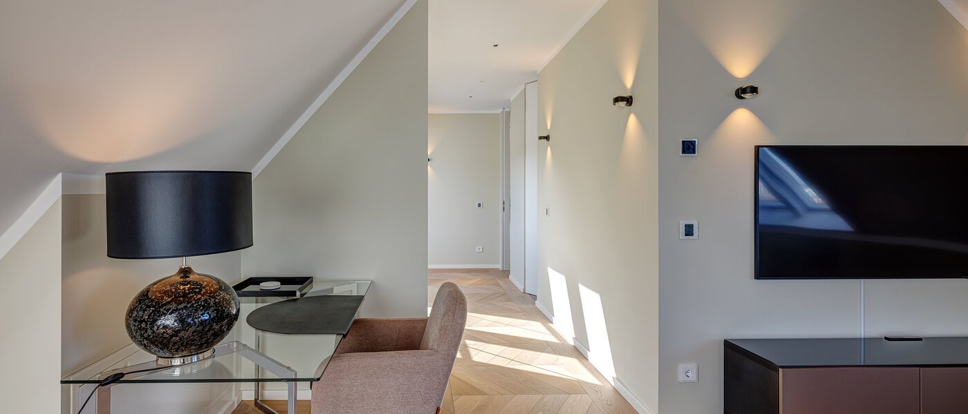 appartement style maisonnette avec mezzanine München Altstadt 03 mezzanine 13841